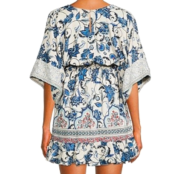 NWT Stunning ROMANTIC GYPSY~Maternity~Lightweight Empire Waist Short Kimomo Dres - Picture 3 of 16